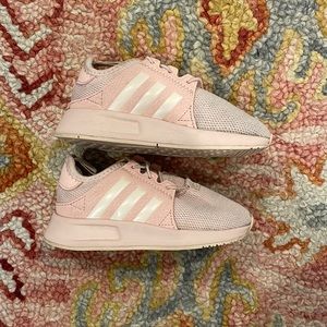Toddler pink adidas sneakers